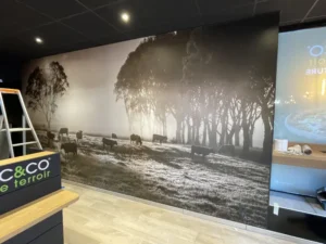 Décoration atelier publicitaire Luxembourg