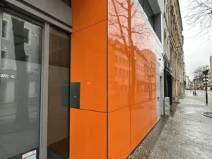 Lettrage vitrine atelier publicitaire Luxxembourg