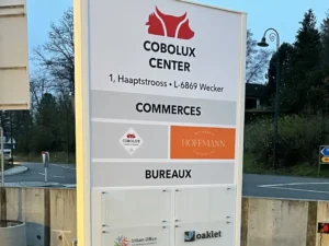 Totem atelier publicitaire Luxembourg