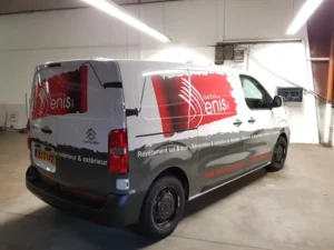 Véhicule semi ou covering Atelier Publicitaire Luxembourg.