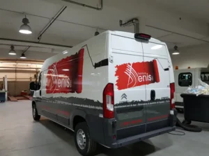 Véhicule semi ou covering Atelier Publicitaire Luxembourg.