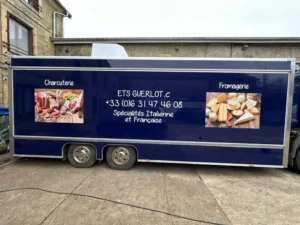 Véhicule semi ou covering Atelier Publicitaire Luxembourg.