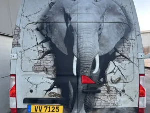 Véhicule semi ou covering Atelier Publicitaire Luxembourg.