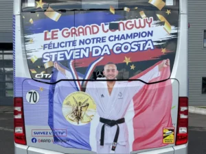 Véhicule semi ou covering Atelier Publicitaire Luxembourg.