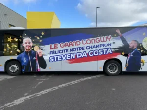 Véhicule semi ou covering Atelier Publicitaire Luxembourg.