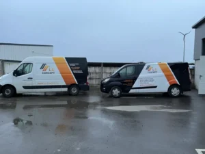 Véhicule semi ou covering Atelier Publicitaire Luxembourg.