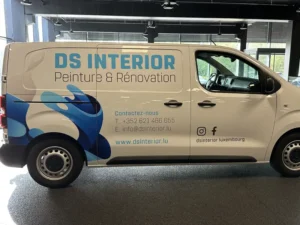 Véhicule semi ou covering Atelier Publicitaire Luxembourg.